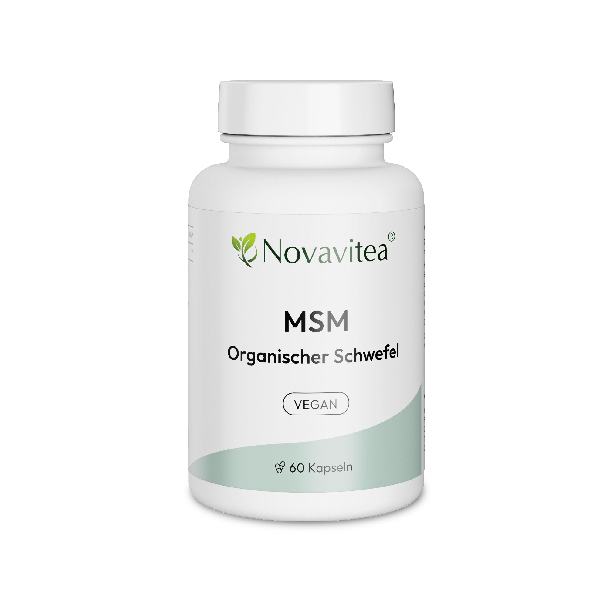 MSM Organischer Schwefel Vegan Nahrungsergänzungsmittel Novavitea