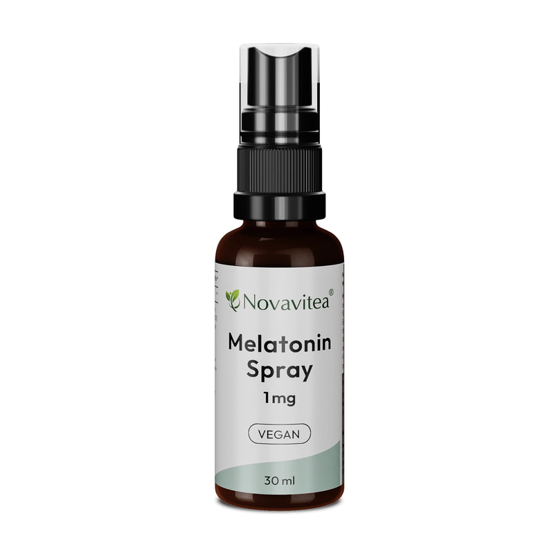 Melatonin Spray 1mg Vegan Nahrungsergänzungsmittel Novavitea