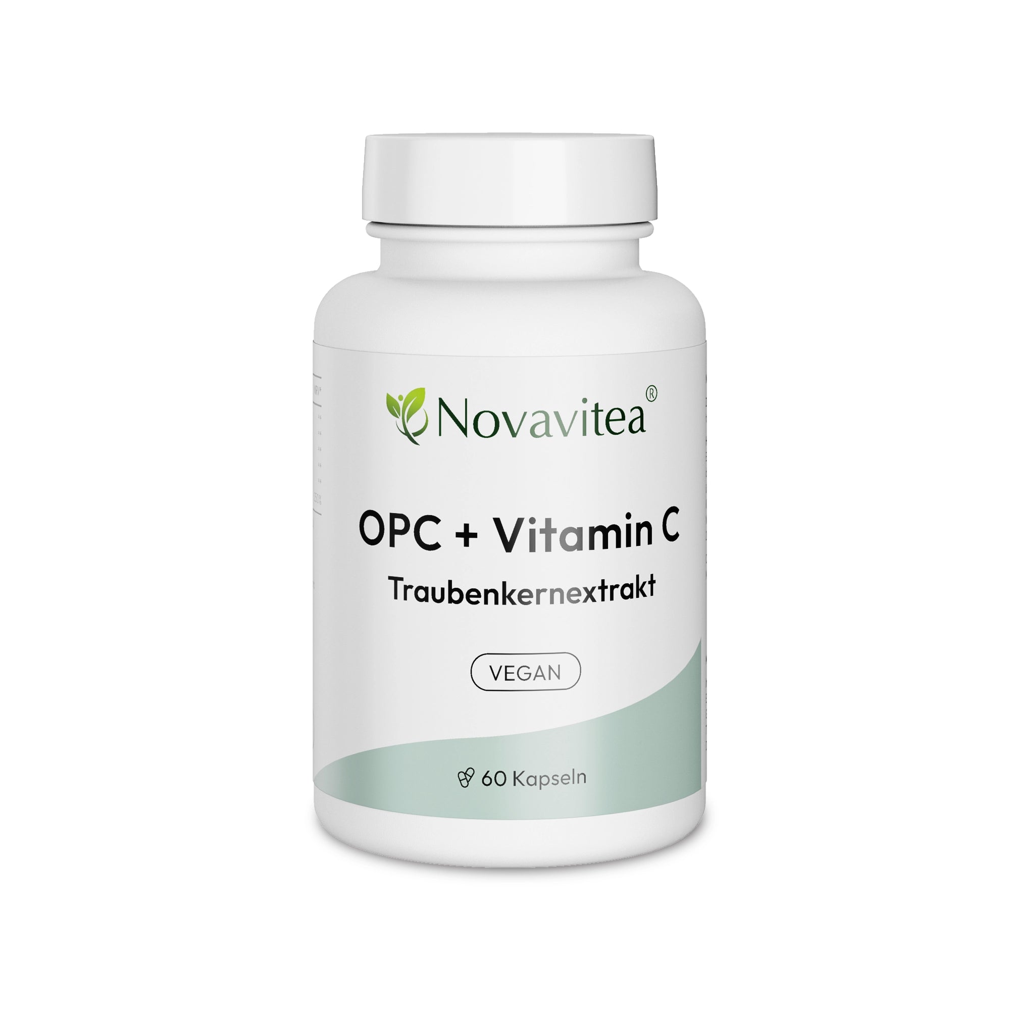 OPC und Vitamin C Traubenkernextrakt Vegan Nahrungsergänzungsmittel Novavitea
