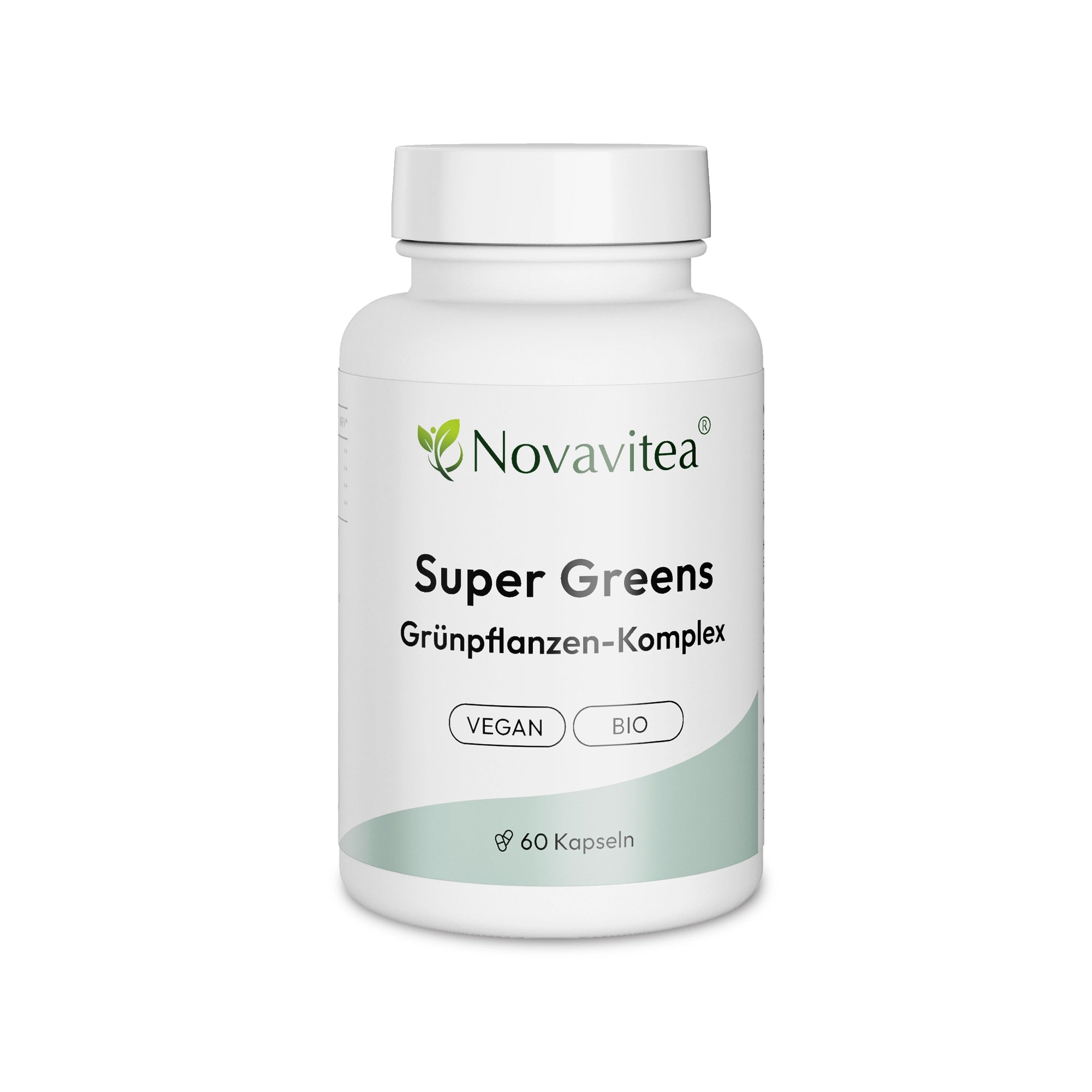 Super Greens Grünpflanzen-Komplex Bio Vegan Nahrungsergänzungsmittel Novavitea