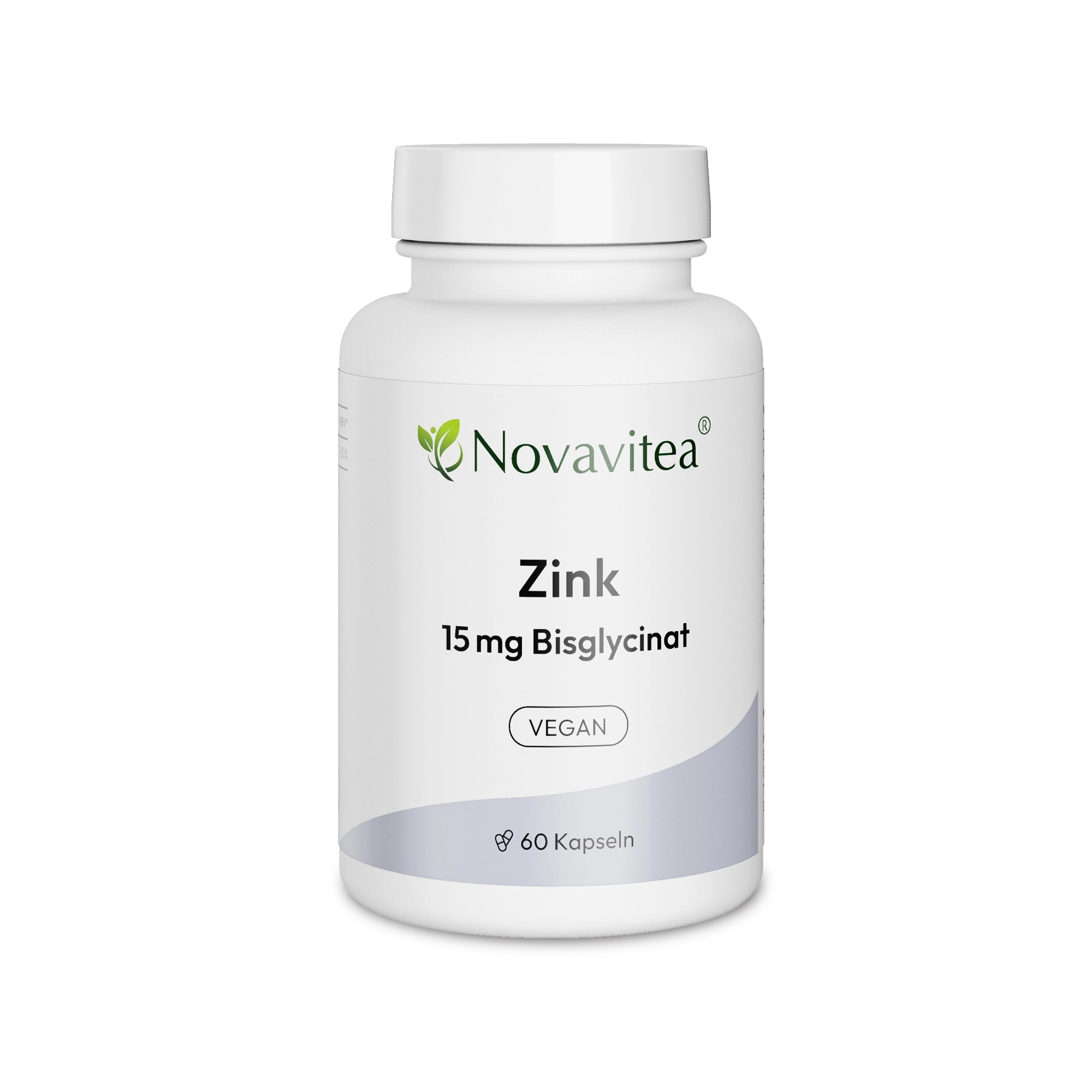 Zink 15mg Bisglycinat Vegan Nahrungsergänzungsmittel Novavitea